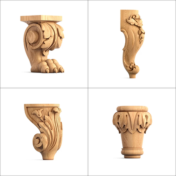 Carved furniture legs